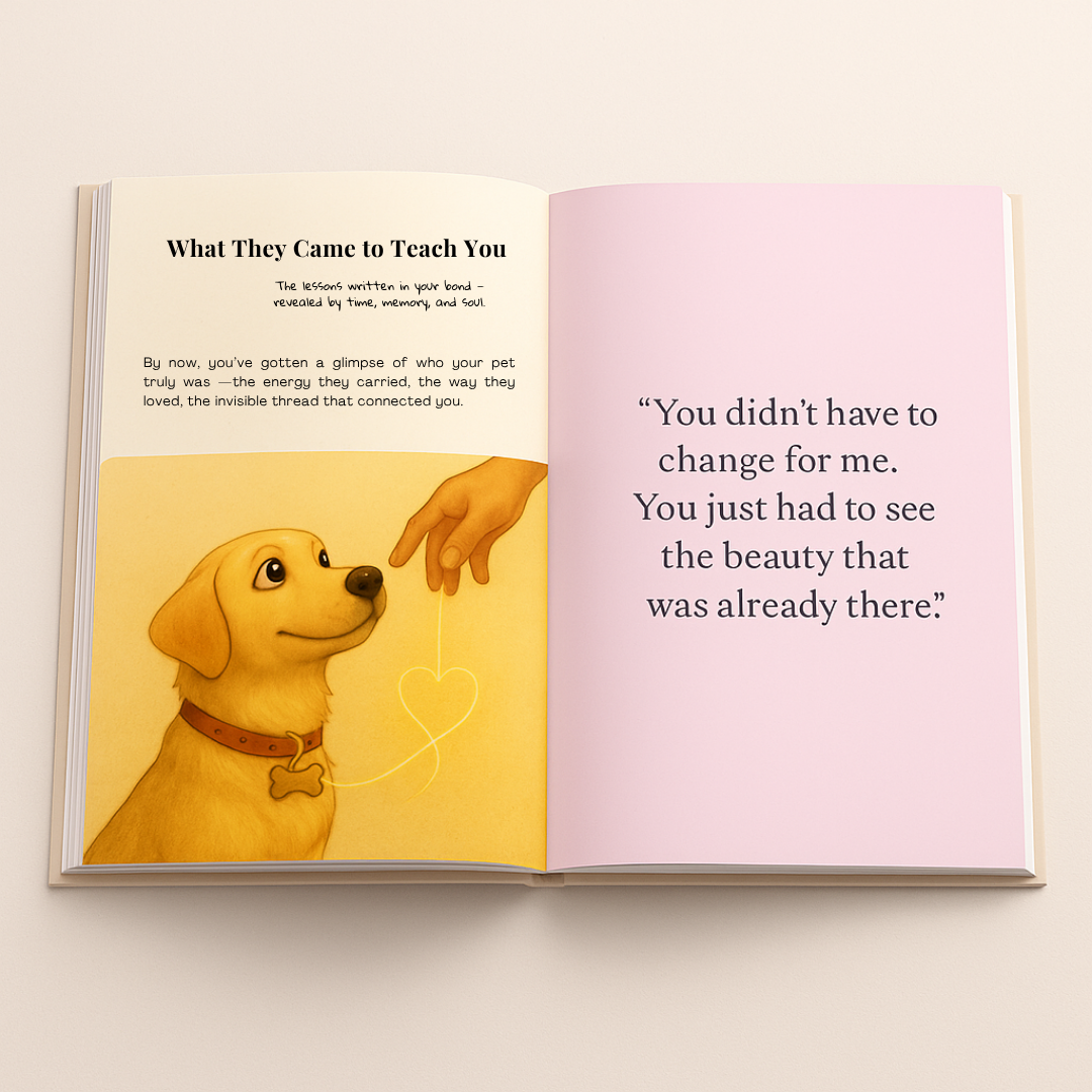 Whisper is still here - Personalized Dog Memorial Book